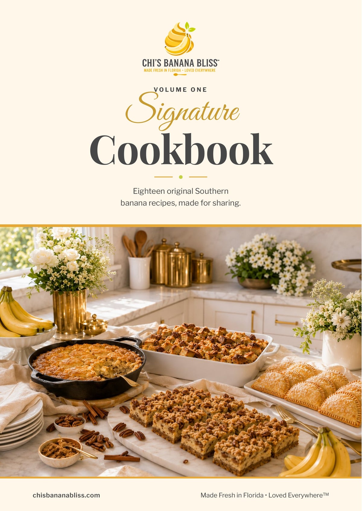 The Chi's Banana Bliss Cookbook: 18 Signature Recipes (Digital PDF Download)