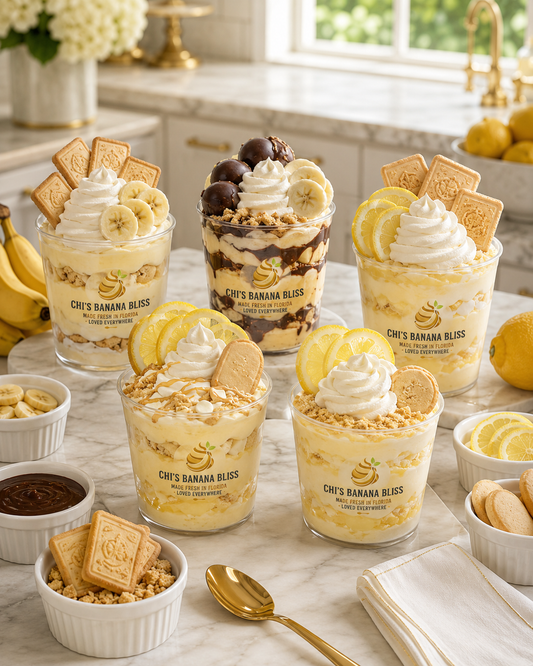 Chi's Banana Bliss Tasting Flight – All 5 Flavors