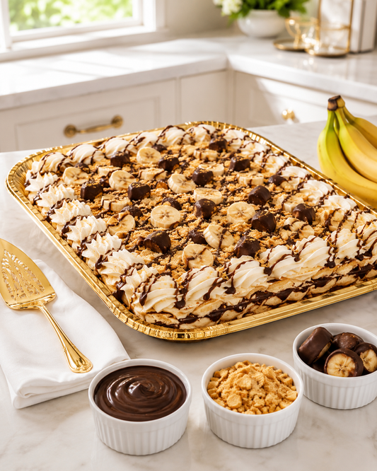 Chi's Fudge Banana Bliss catering platter