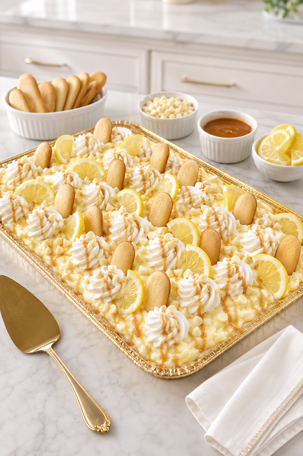 Lemon Milano Velvet Bliss catering platter