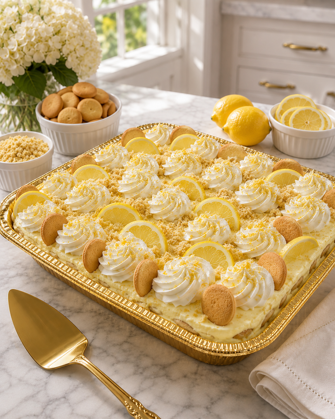 Lemon Soleil Sugar Bliss catering platter