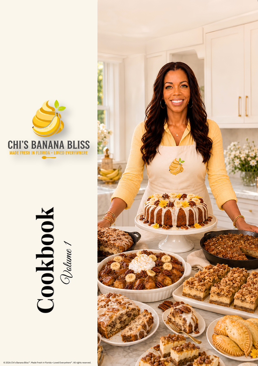 The Chi's Banana Bliss Cookbook: 18 Signature Recipes (Digital PDF Download)