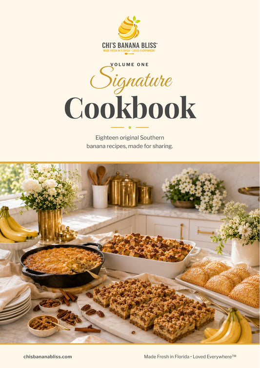 The Chi's Banana Bliss Cookbook: 18 Signature Recipes (Digital PDF Download)
